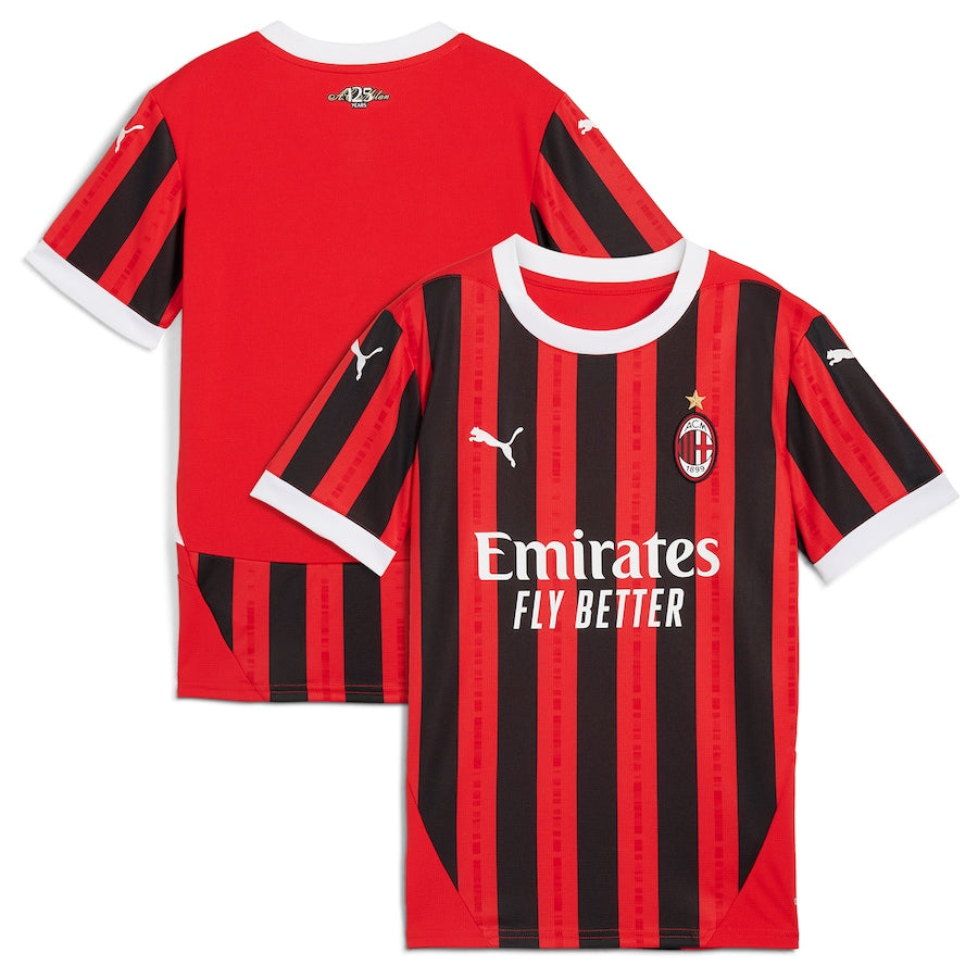 AC MILAN YOUTH LARGE/XLARGE HOME SHIRT ONLY - NO NAME