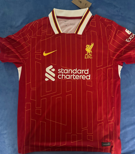 LIVERPOOL ADULT MEDIUM 24/25 Liverpool Mo Salah Home Red