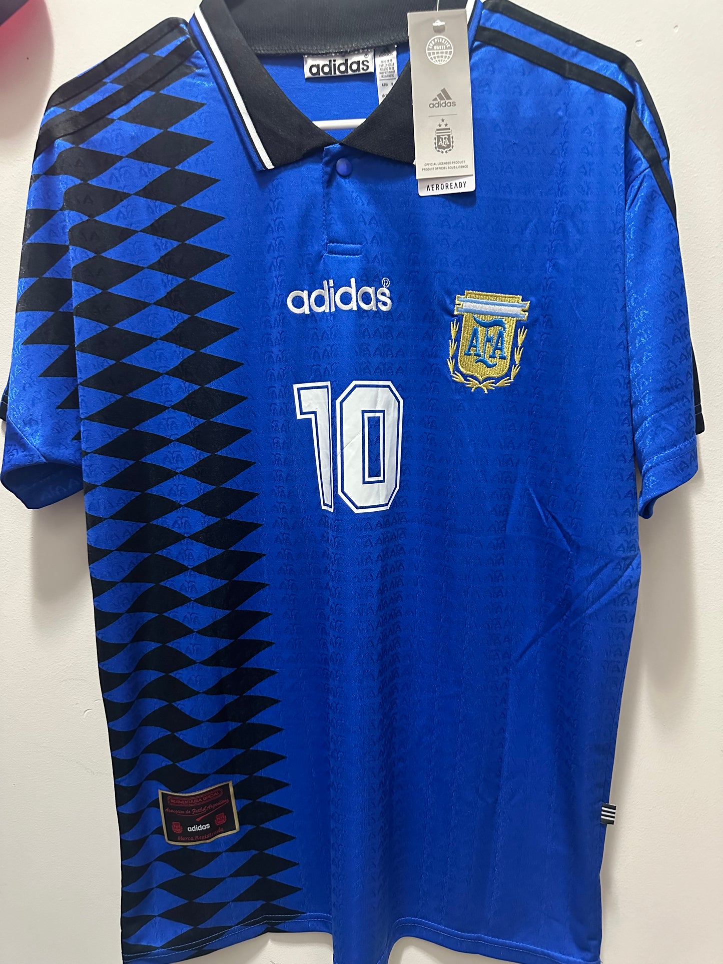 Argentina Adult Large Maradona Jersey