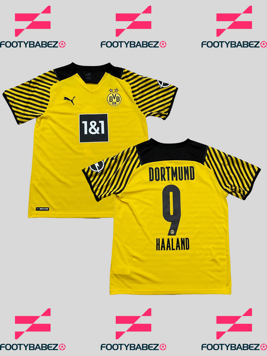 Borussia Dortmund 2021/22 home x Erling Haaland #9 (L) *BRAND NEW WITH TAGS