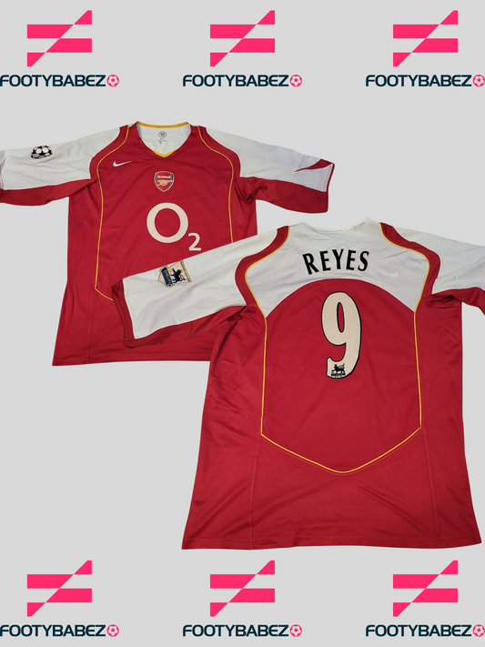 Arsenal EXTREMELY RARE  Shirt Extra Large Red Home 2004 2005 O2 Nike Jose Antonio Reyes Jersey