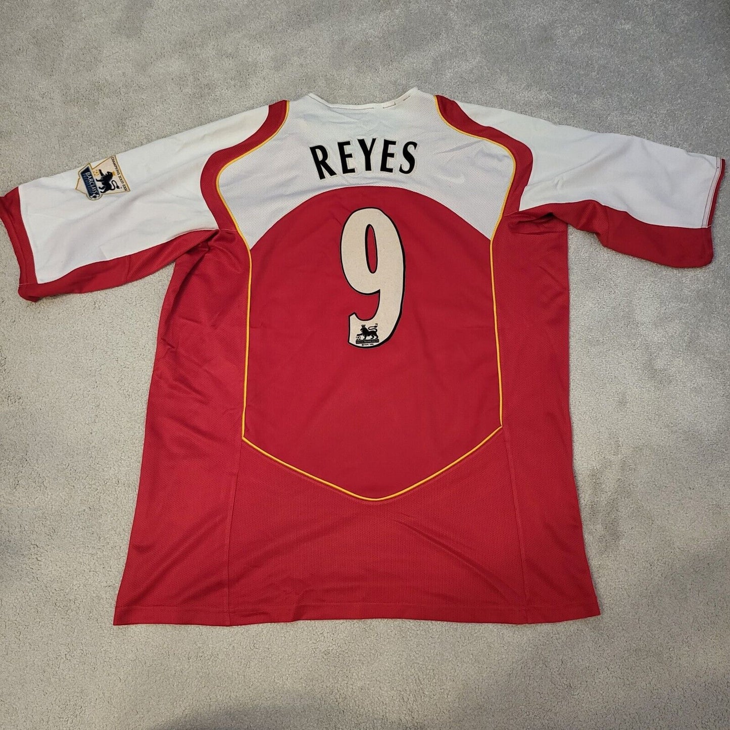 Arsenal EXTREMELY RARE  Shirt Extra Large Red Home 2004 2005 O2 Nike Jose Antonio Reyes Jersey