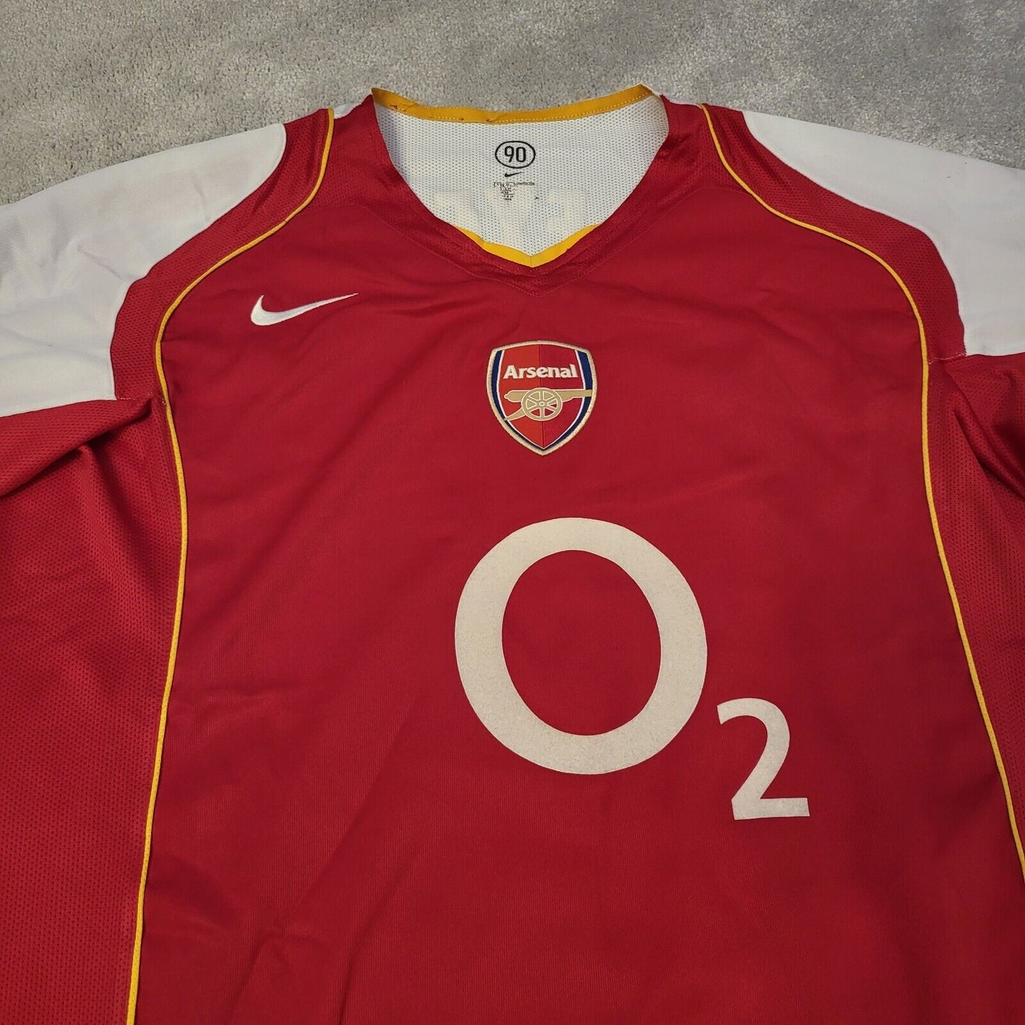 Arsenal EXTREMELY RARE  Shirt Extra Large Red Home 2004 2005 O2 Nike Jose Antonio Reyes Jersey