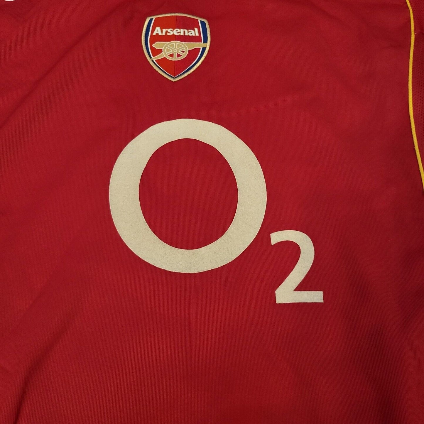 Arsenal EXTREMELY RARE  Shirt Extra Large Red Home 2004 2005 O2 Nike Jose Antonio Reyes Jersey