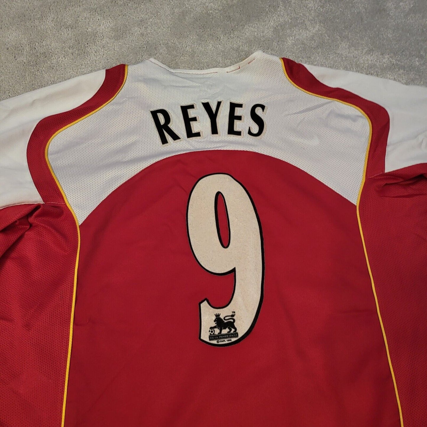 Arsenal EXTREMELY RARE  Shirt Extra Large Red Home 2004 2005 O2 Nike Jose Antonio Reyes Jersey