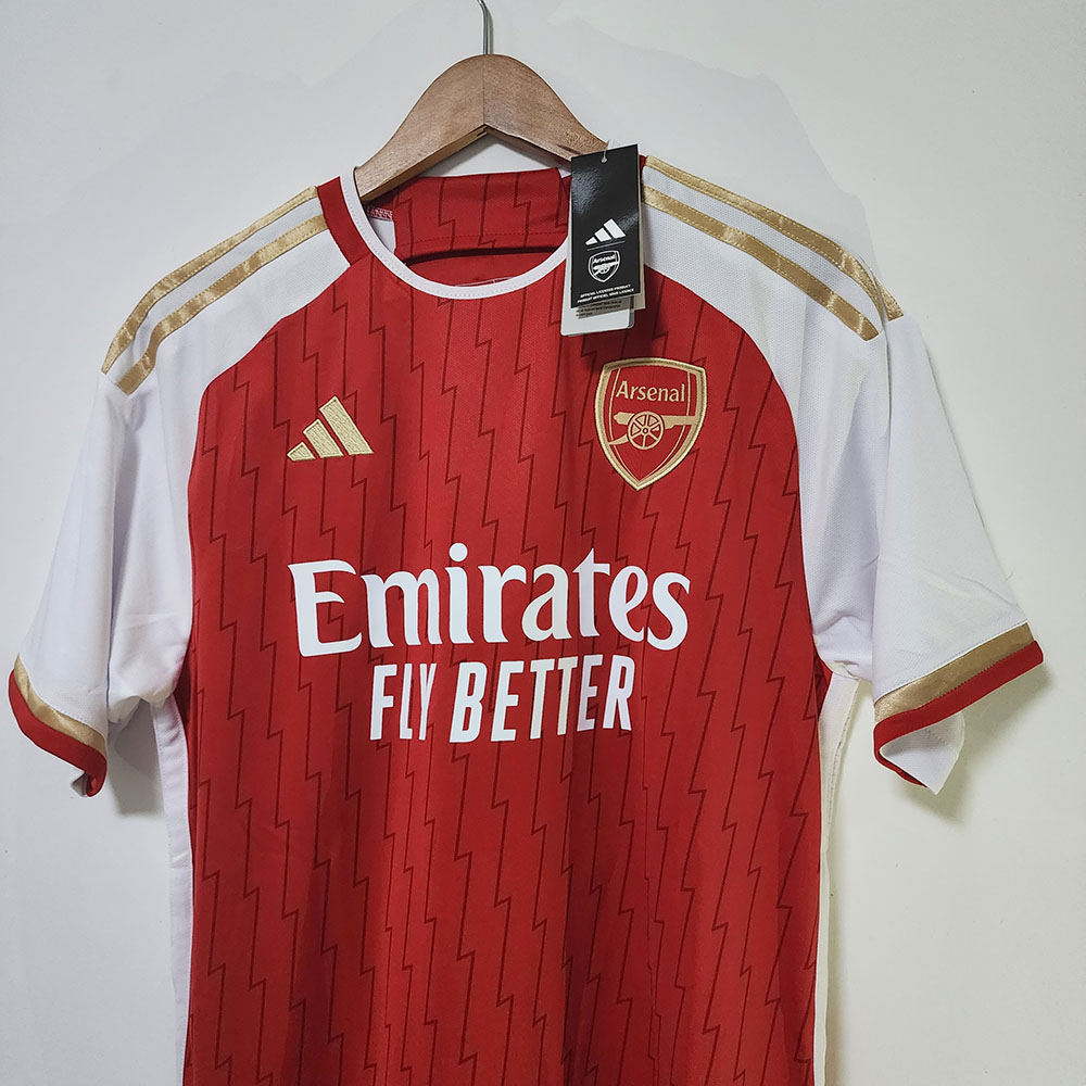 ARSENAL ADULT DECLAN RICE 23/24 New Season Soccer Jersey Football Shirt RED AL